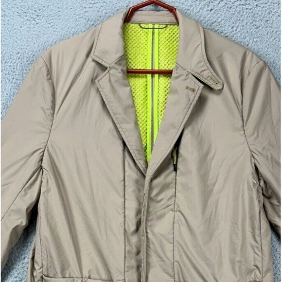 Vineyard Vines Jacket Men Medium On The Go Beige Performance Packable Blazer NEW